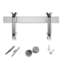 อลูมิเนียมฮาร์ดแวร์บานพับประตู Damping บัฟเฟอร์บานพับประตูบานเลื่อนแบนเปิดประตูตู้เสื้อผ้าบานพับมุมบานพับตู้ 6