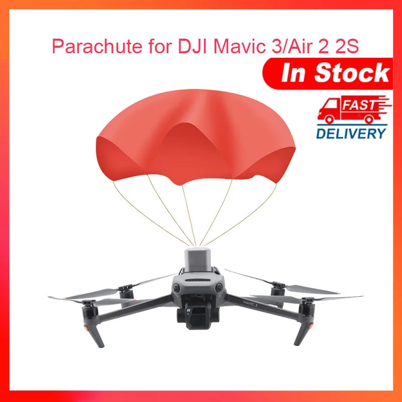 Reusable Parachute for DJI Mavic Air 2 2S Mavic 3 for RC Camera Drone Quadcopter
