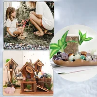 Pierres Précieuses Polies en Vrac de Charbon Naturel, Guérison Assortie, Citropour la Maison, le Jardin, la Décoration d'Aquarium 6