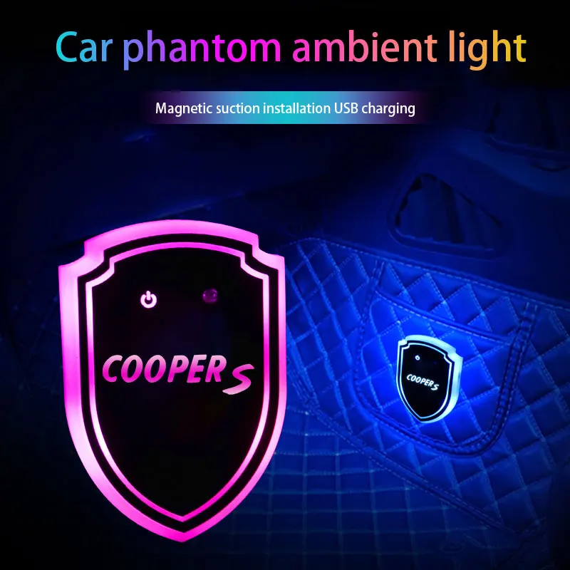 Автомобильные наклейки для Cooper R55 R56 R60 R61 F55 F56 F60r One S JCW, автомобильная дверь внутри автомобиля, мощность движущейся детской модели, защитная эмблема