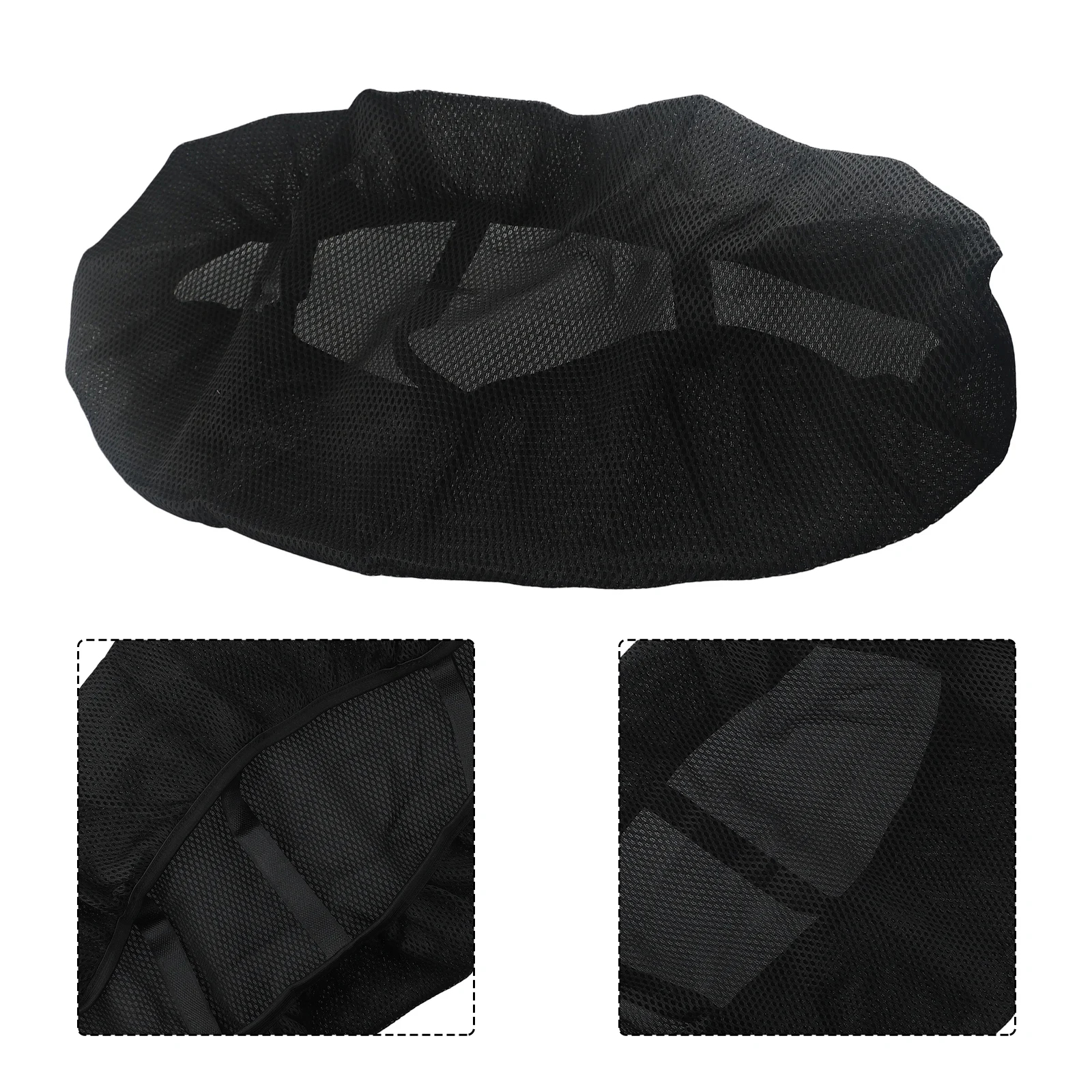 

High Quality Practical Motorcycle Seat Cover Motorcycle Cushion 1Stück Mesh 1pcs 85*60CM Anti-Slip Black Breathable