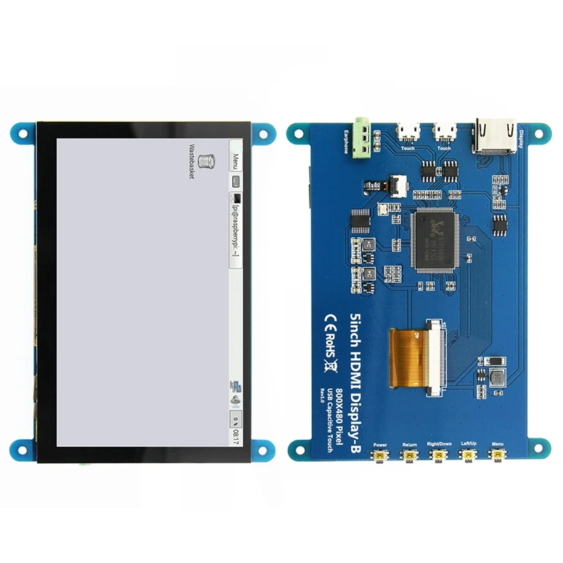 5 ġ   HDMI ȣȯ   3B +/4B ÷ LCD USB , 480x800 ġ ũ