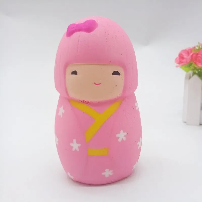 

Squishy Japanese Cherry blossom daughter model slow rebound simulation action figure stress relief puzzle children's toy
