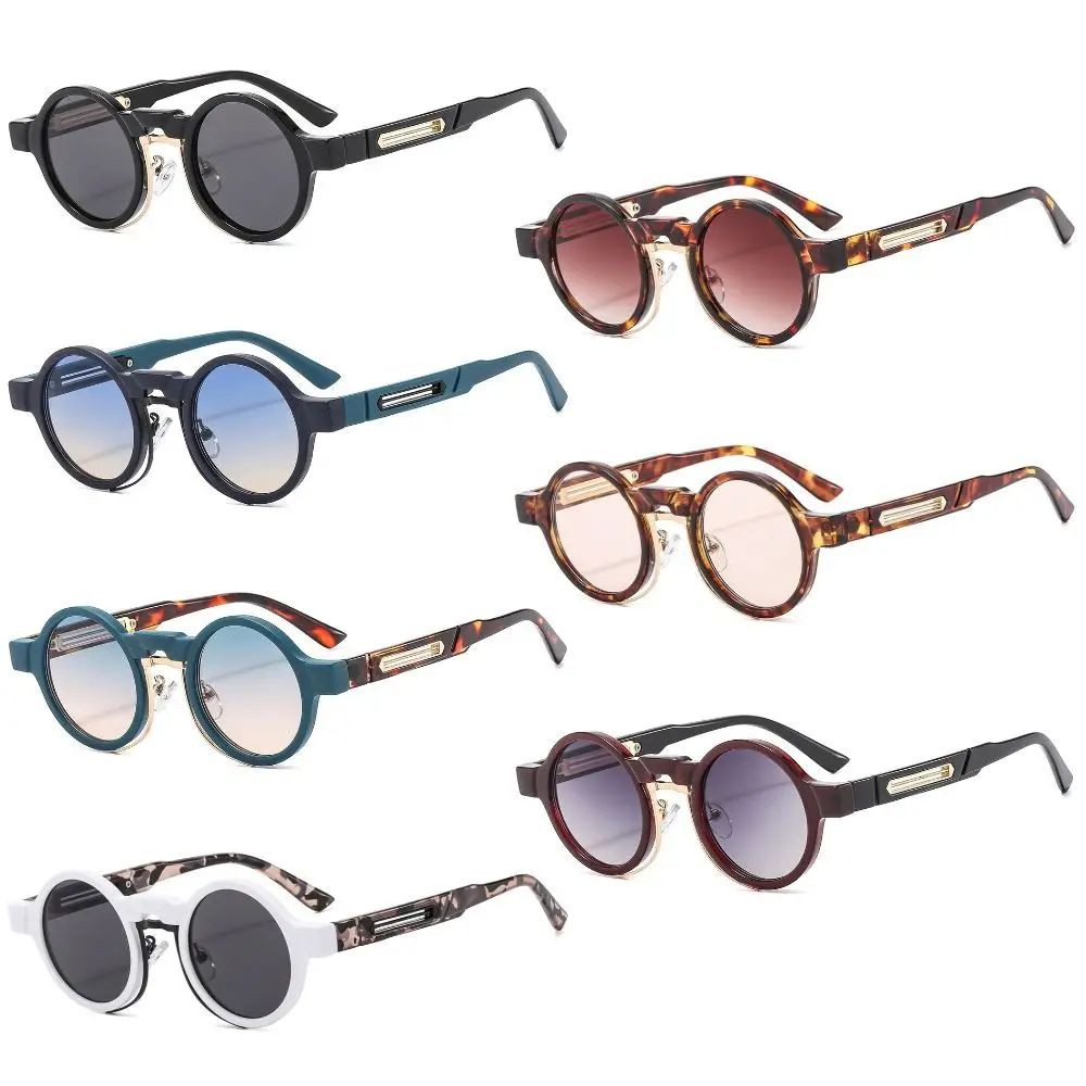 

UV400 Protection Round Sunglasses UV400 Y2K Small Punk Sun Glasses Round Frame Eyewear for Women & Men