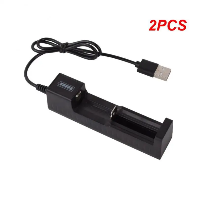 

2 шт., универсальные USB-зарядные устройства для зарядки аккумуляторов li-ion 18650 26650 14500