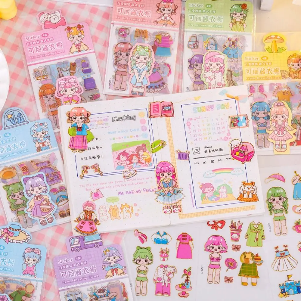 

Ручная аккаунтная детская игрушка «сделай сам», карточка с рисунком, стикер на одежду для девочек, милая наклейка на гардероб принцессы