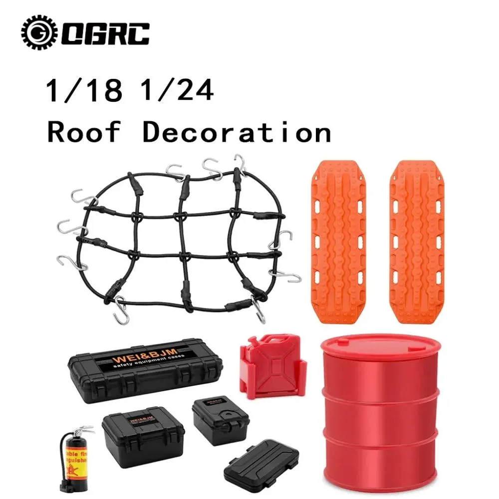

Оформление внедорожника OGRC 1/24, внешний ящик для украшения автомобиля, масляный барабан для 1/18 TRX4M 1/24 Axial SCX24