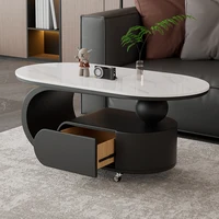 Table basse De beauté à la mode Tables basses nordiques modernes peu encombrantes meubles De maison européens portables Mesa De Centro Sala 4