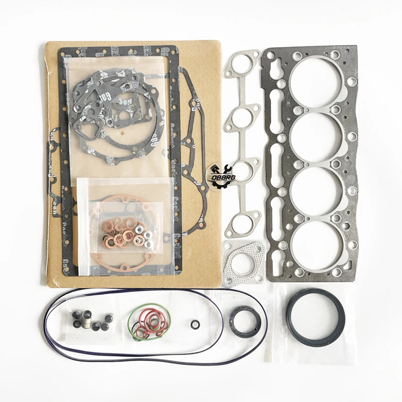 

V1305 V1305-B Overhaul Full Gasket Kit With Head Gasket For Kubota Tractor B21 X-20 B2710 Loader 3025 R310 Excavator 25ZⅡ KLD25Z