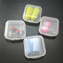 

High Transparent Plastic Small Square Box Noise-proof Earplug PP Storage Box Fish Hook Mini Box With Lid Small Plastic Box