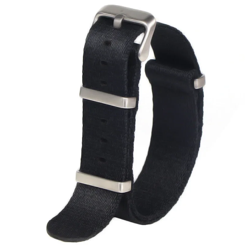 Comfortable Nylon Military-Style Washable Watch Band for Men