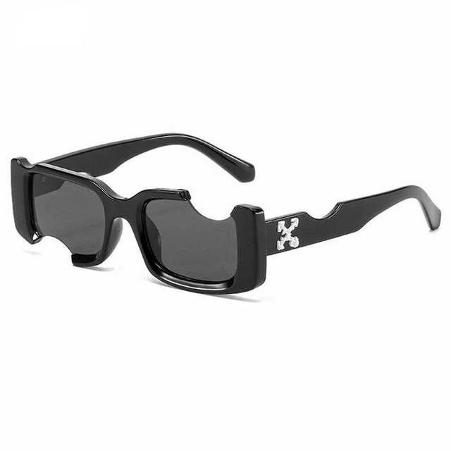 Small Rectangle Notch Sunglasses Women Vintage Designer Green Black Sun Glasses Men 2022 Brand Shades Fashion Square UV Eyewear 2