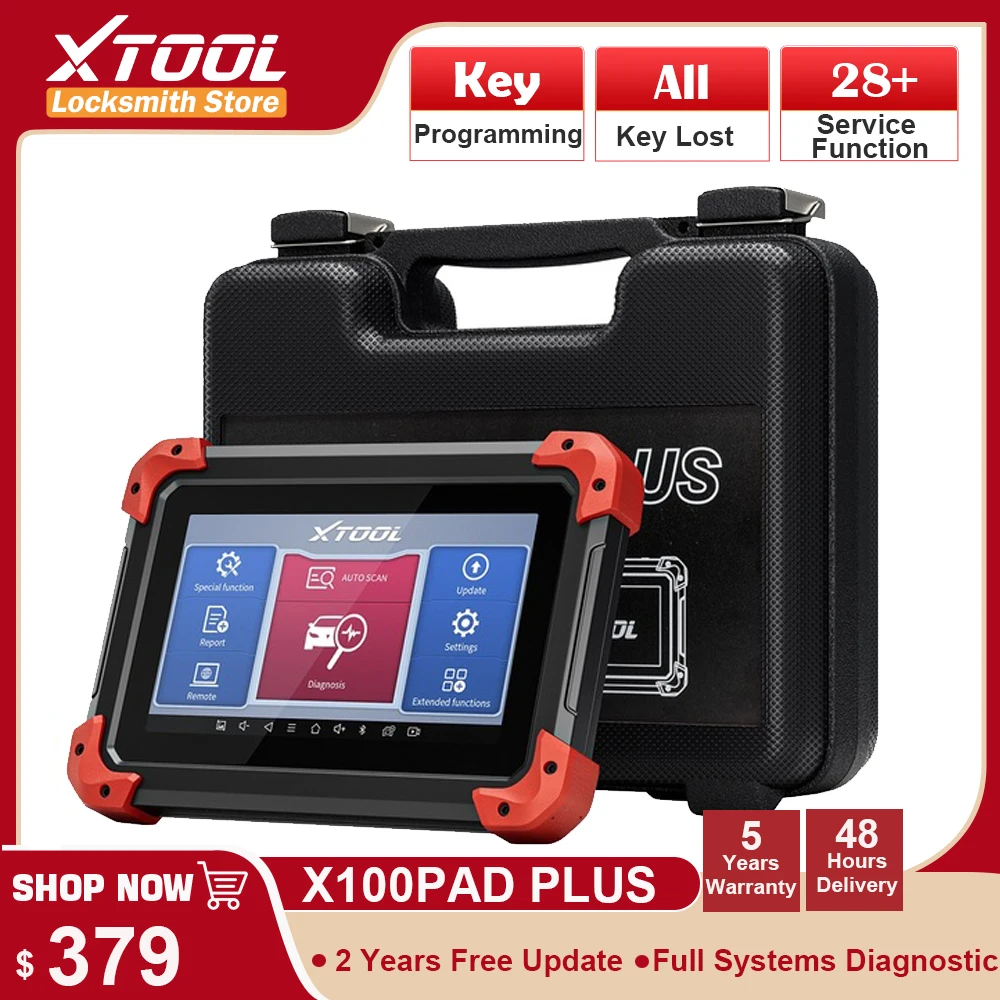 2022 Newest Xtool X100 Pad Plus Obdii Car Diagnostic Tool X100pad Key