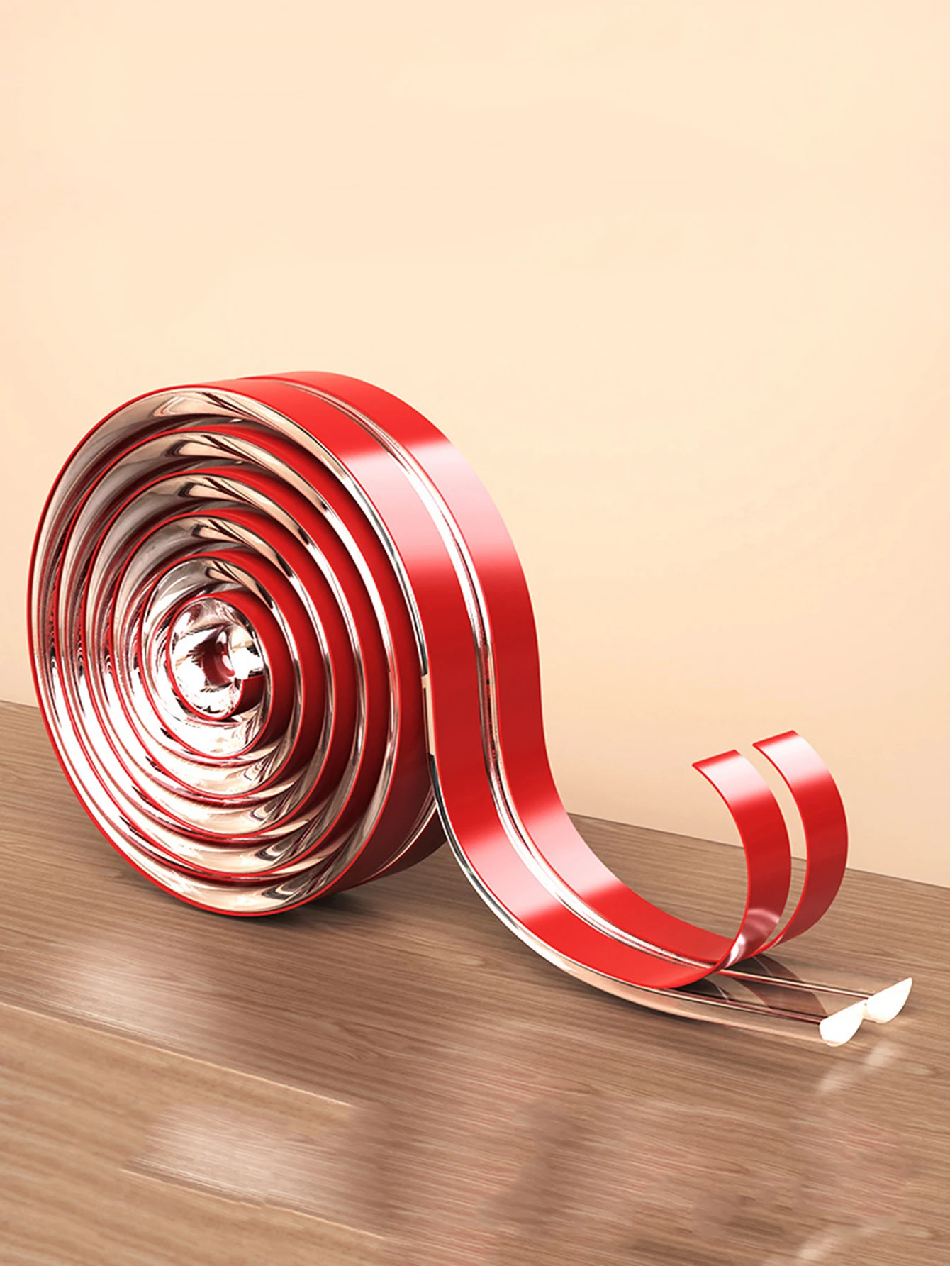 어린이 충돌 방지 테이블 코너 보호 벨트, 유아 충돌 방지, 투명 보이지 않는 자체 접착 시트 벨트, 파란색 