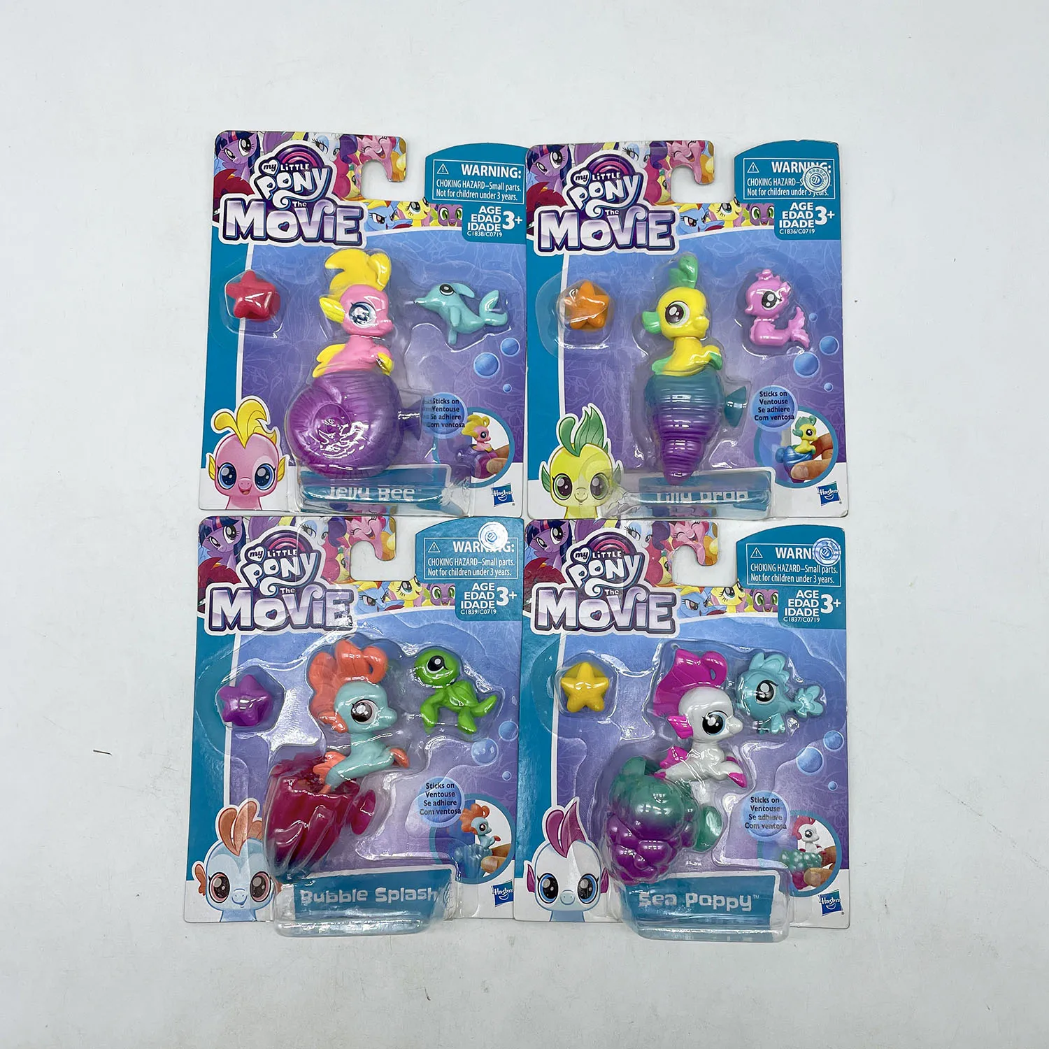 Y My Little Pony The Movie Bubble Splash Sea Poppy Bee Drop C0719 Regali Per Bambole Modello Giocattolo Figure Di Anime Raccogliere Ornamenti