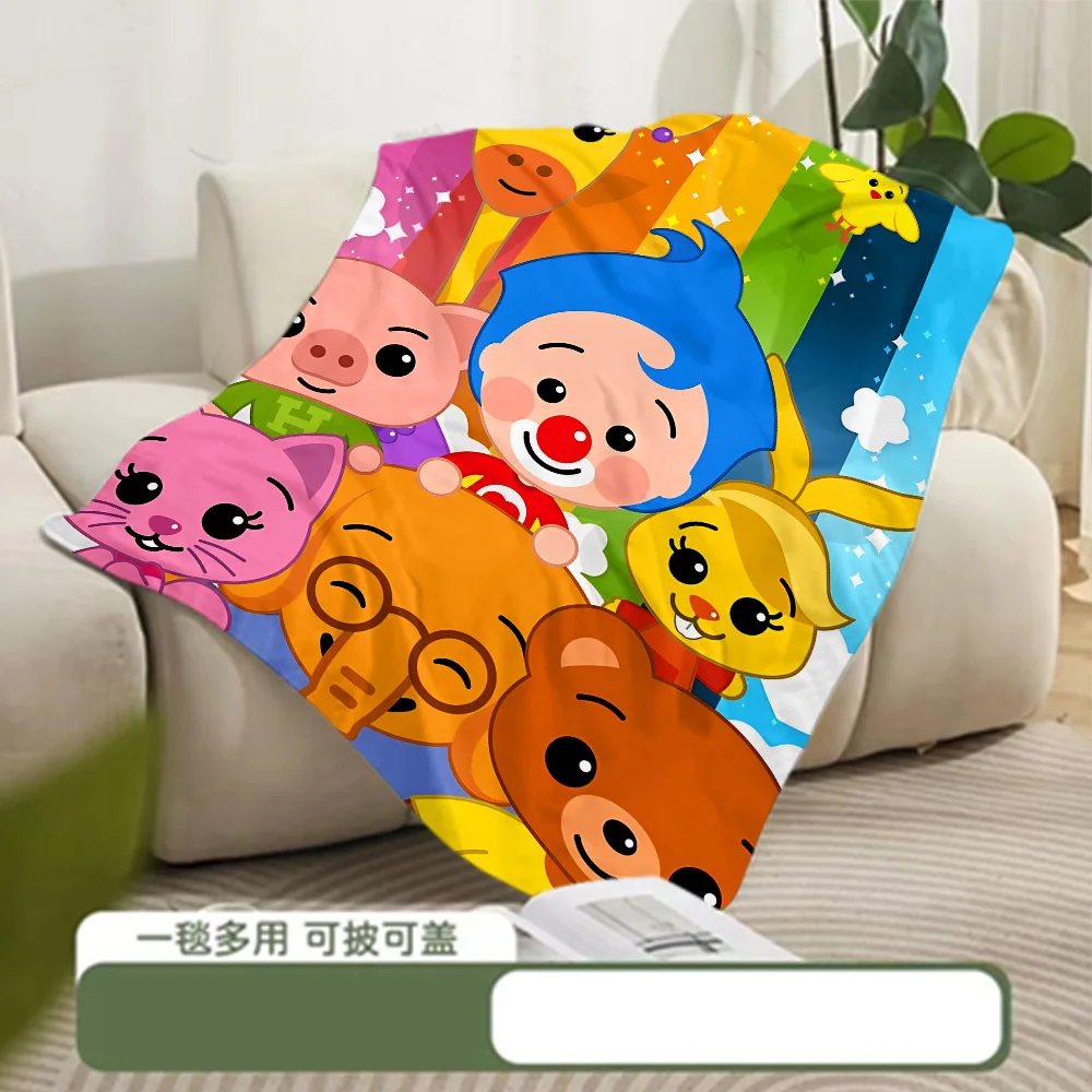 Printed Blanket Picnic Blanket Cartoon Anime P-Plims Plim Warm Blanket Soft and Comfortable Home Travel Birthday Gift 2