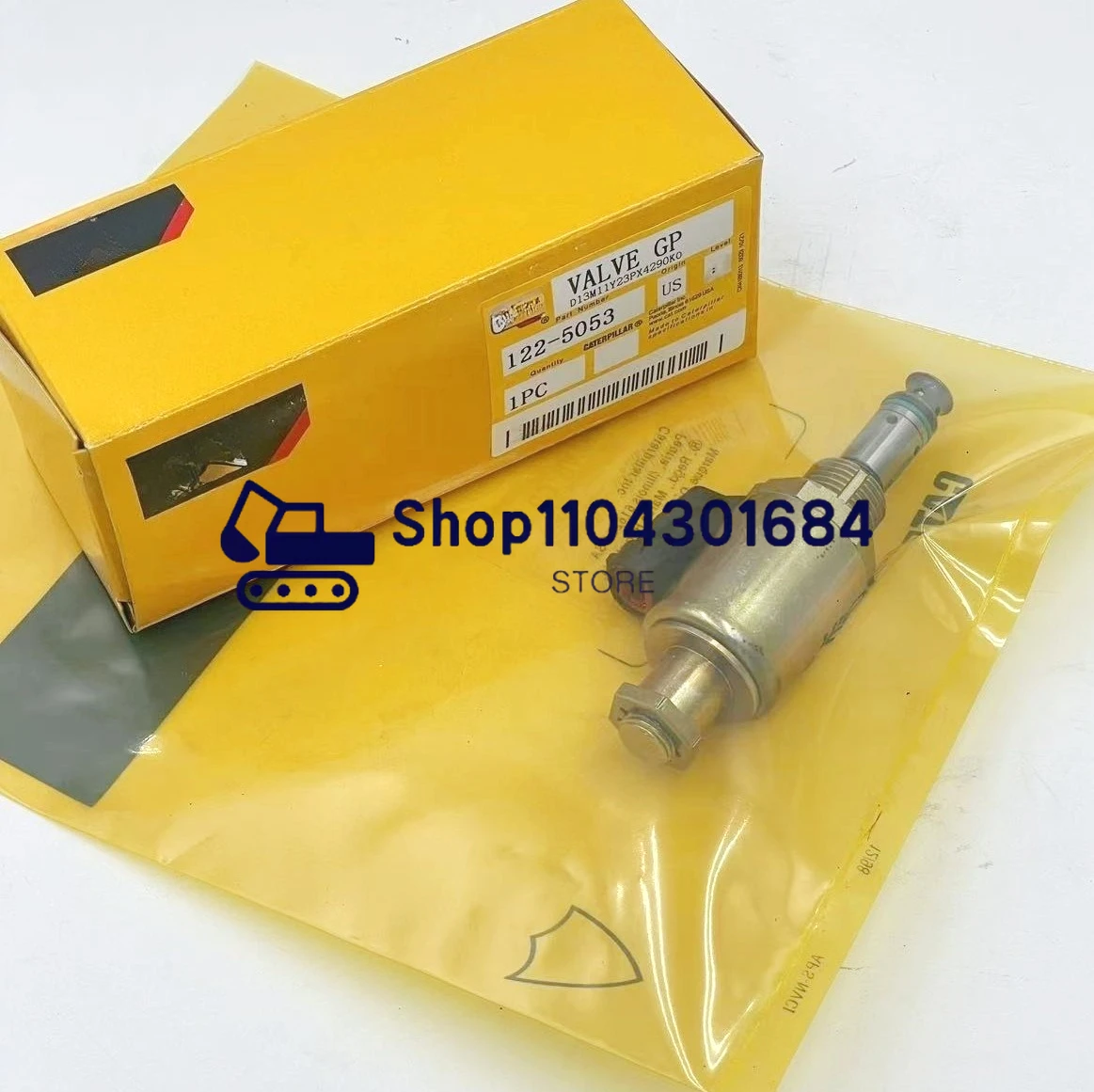 122-5053 1225053 Stop Solenoid Valve for Caterpilla 322C 325C