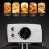 3L Deep Fryer Electric French Frie Frying Machine Oven Hot Pot Fried Chicken Grill Adjustable Thermostat Kitchen Cooking Sonifer 2