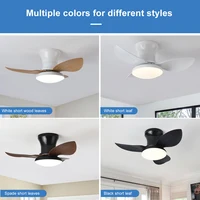 Living room, dining room, mini fan light, Nordic ceiling fan light, high wind power, study, hallway, bedroom, ceiling mounted el 2