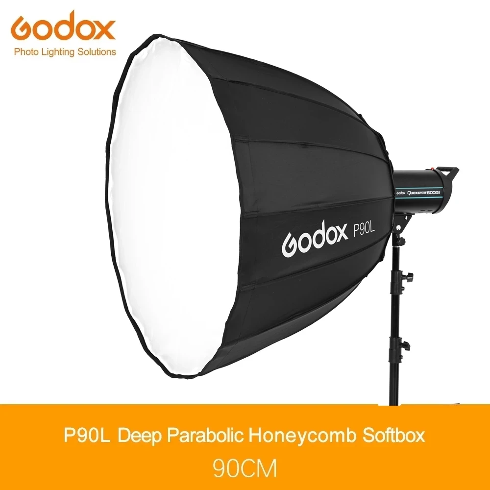 Godox 50 × 50 cm ソフトボックス ソフトボックス カメラスタジオフラッシュフィット Bowens Elinchrom
