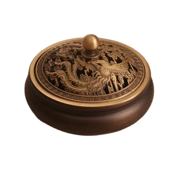 

Home Incense Burner Holder Air Freshening Aromatherapy Stove Incense Burner Pure Copper Sandalwood Incense Burner