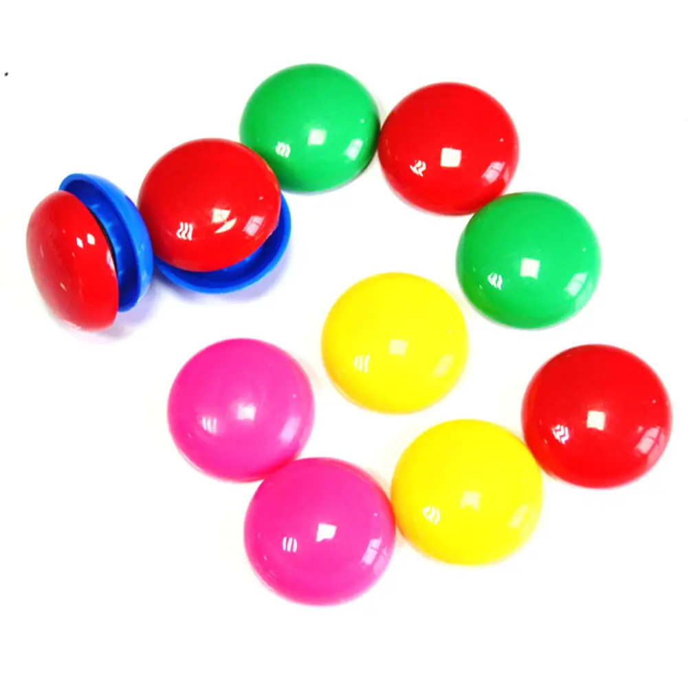50pcs 30mm 자기 압정 자석 냉장고 냉장고 메시지 보드 게시판 사무실 용 라운드 플라스틱 화이트 보드 자석
