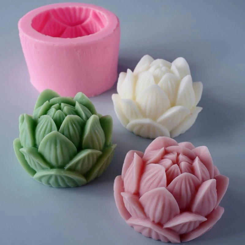 3D Silicone Candle Mold Peony Flower Handmade Soap AromatherapyLarge Plaster 3D Silicone Candle Mold Peony Flower Handmade Soap AromatherapyLarge Plaster