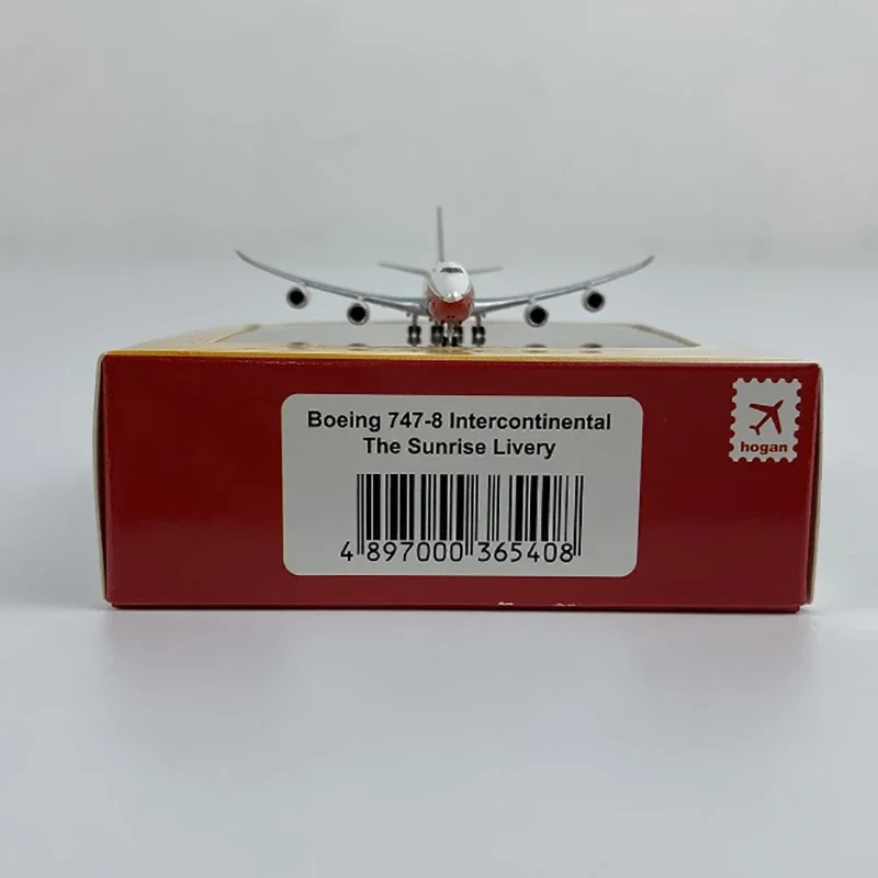 おまけ付き　航空機モデルセット(1/400〜1/1000) 1/1000スケールB747-400 B747-8飛行機モデル合金とギア航空機