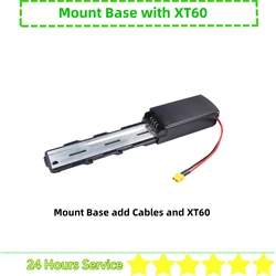 Enhanced Down Tube Ebike Battery Case with Cell Holders and Spacers (Mount Base add XT60)