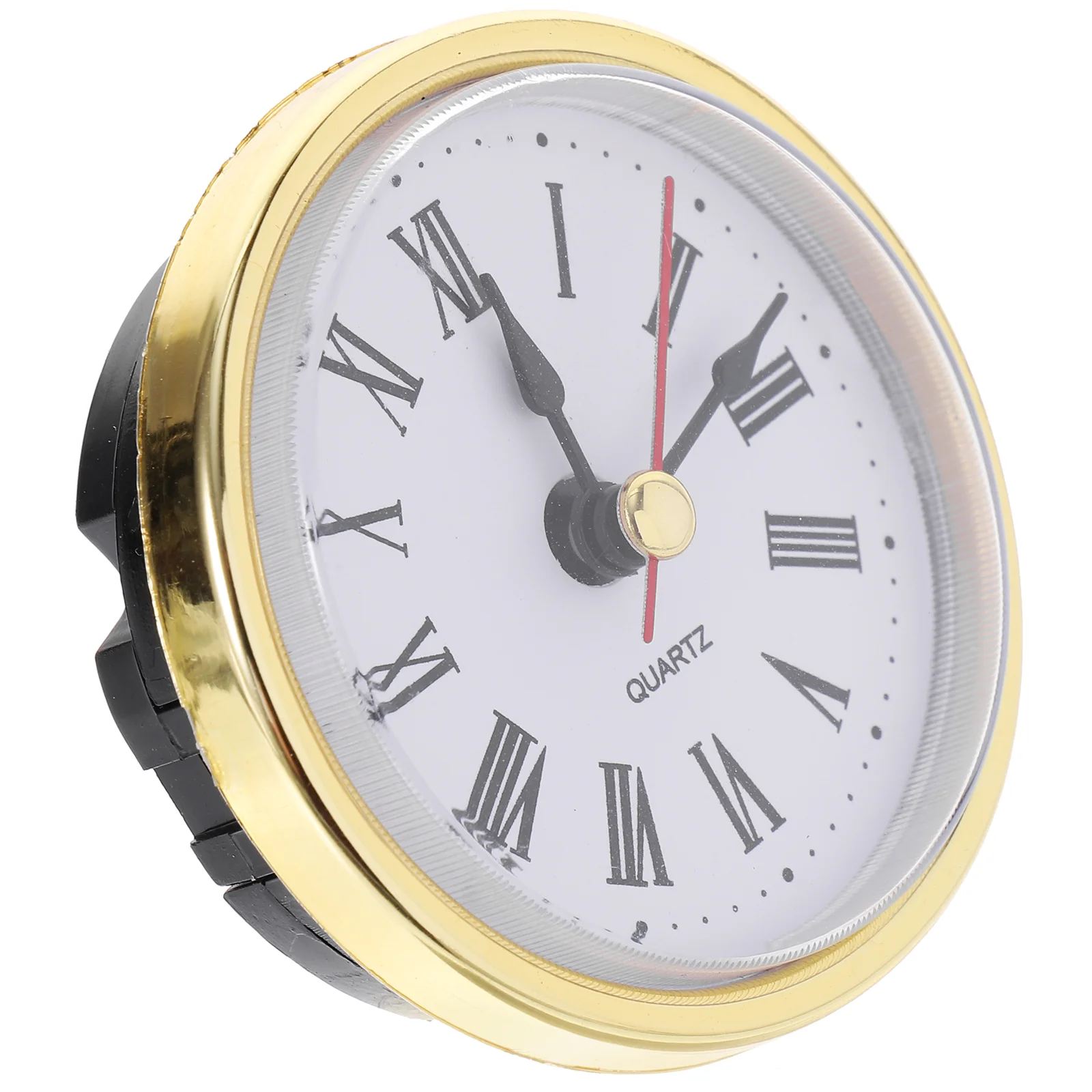 

Retro Clock Insert DIY Round Clock Head Roman Number Inlaid Clock Head with Clock Movement