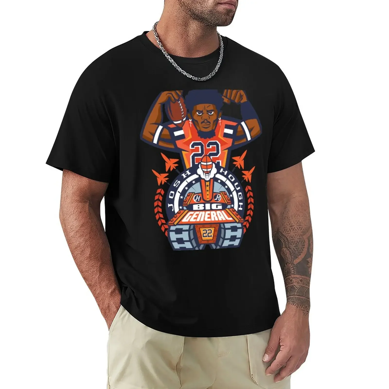 

BIG GENERAL T-Shirt kawaii clothes plus size tops Men's clothing