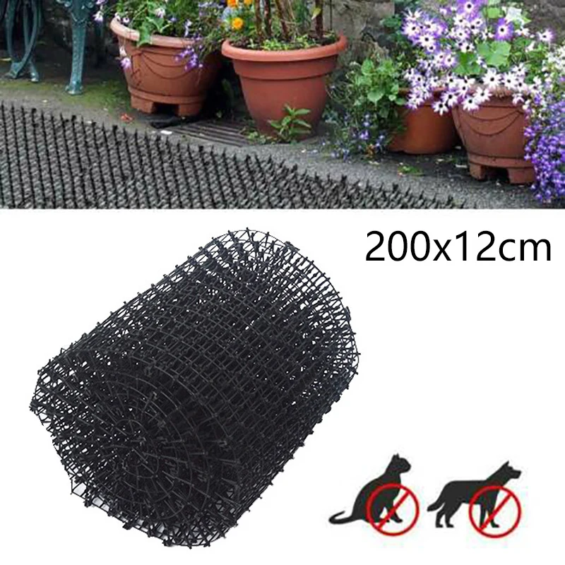 Garden Cat Scat Mats Anti Dogs Repellent Mat Prickle Strips Net Spike Keep Cat Dog Away Digging Climbing Fence Pets Supply