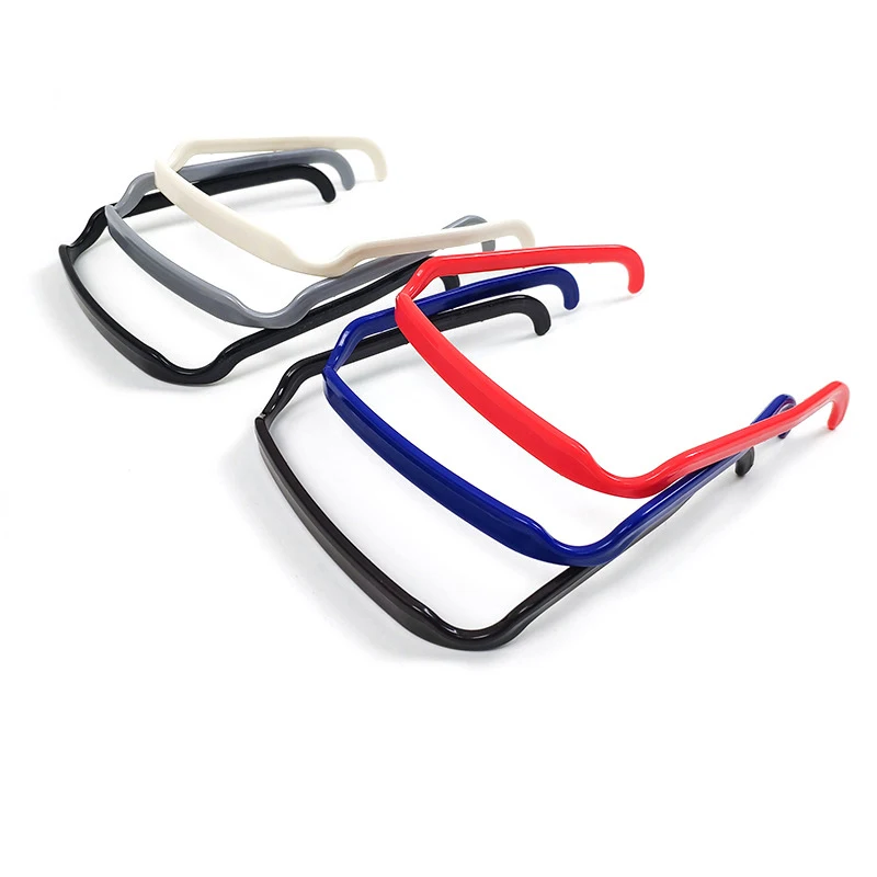 women irregular frame leg rectangle shape sunglasses New Sunglasses Frame Shape Plastic Hairband for Women Elegant Solid Headband Fashion Decorate Hoop Girls Hair Accessories