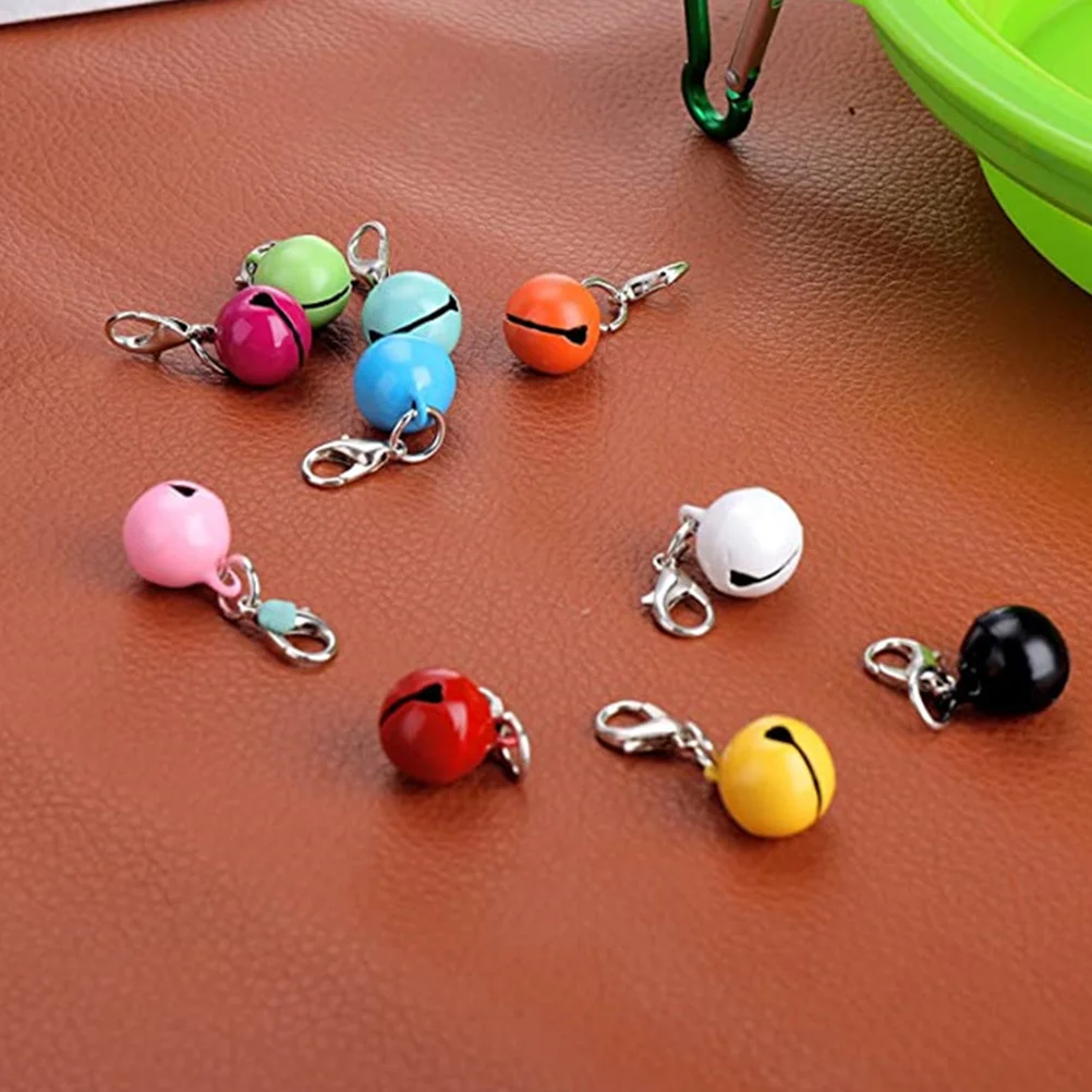

10 Pcs Pet Collar Bell Small Cat Supplies Accessories Decoration for Home Puppy Bells Metal Dog