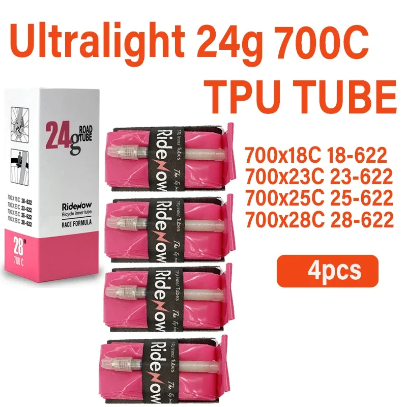 Ultralight TPU Inner Tube for Road and Gravel Bikes with French Valve