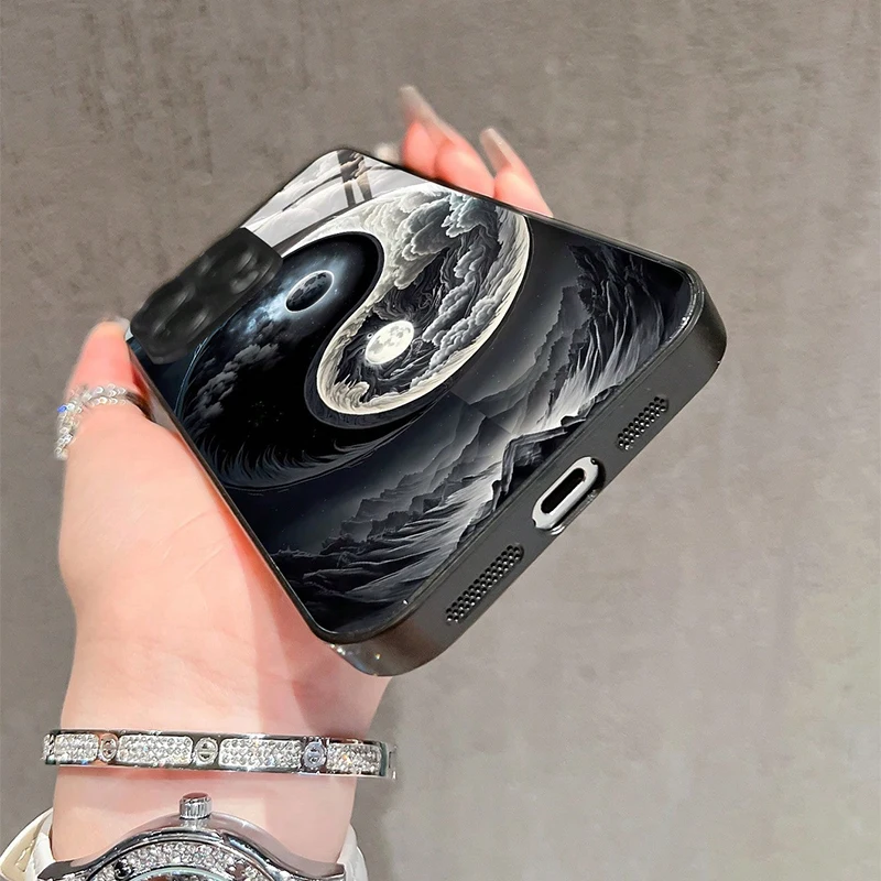 Yin Yang Bagua Formation Silicone Phone Case