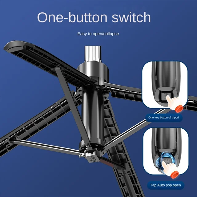 COOL DIER Tripod for Smartphone Camera, Bluetooth Wireless Selfie Stick with Phone Holder 5