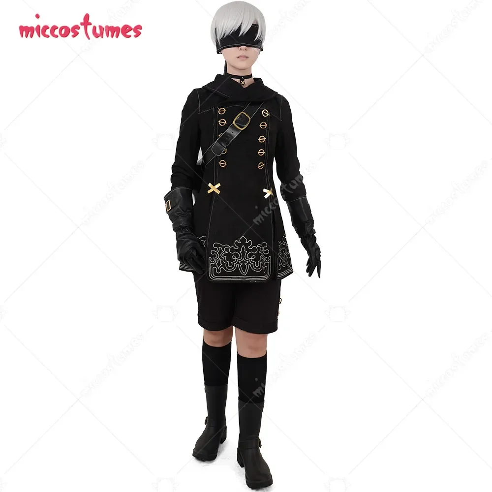 Unisex Cosplay Costume with Bag Gloves Eyepatch for Men Halloween Cosplay Costume