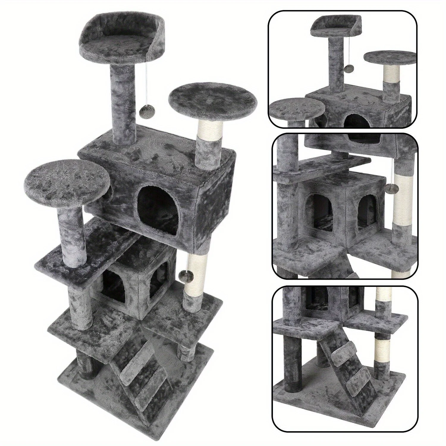 53-Inch Cat Tree Tower 2