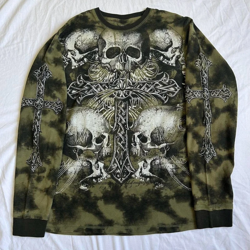 トップス 00s archive gimmick skull skin long tee トップス 00s archive gimmick skull skin long tee トップス 00s