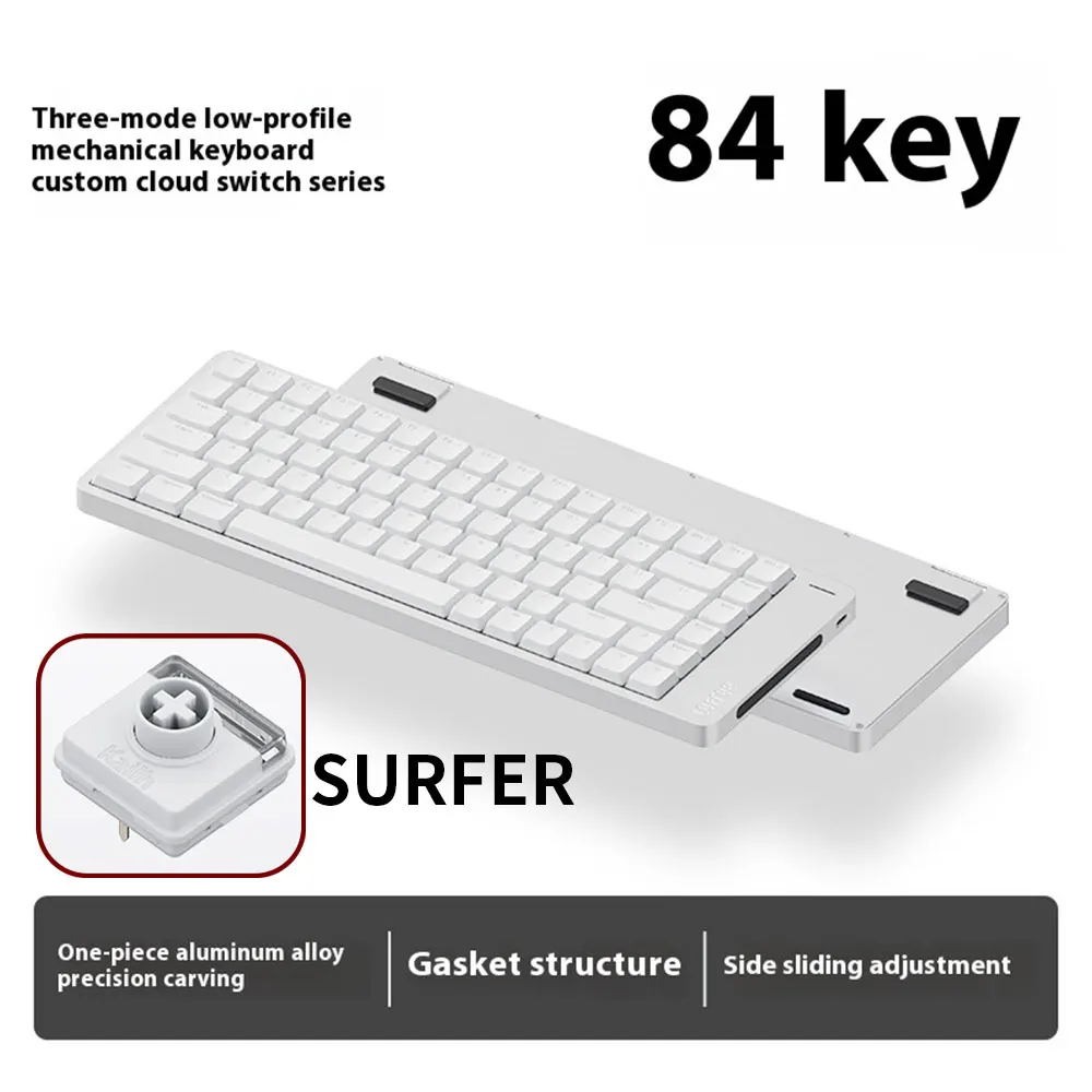 LOFREE Flow2 Mechanical Keyboard Wireless Bluetooth Wired Quiet