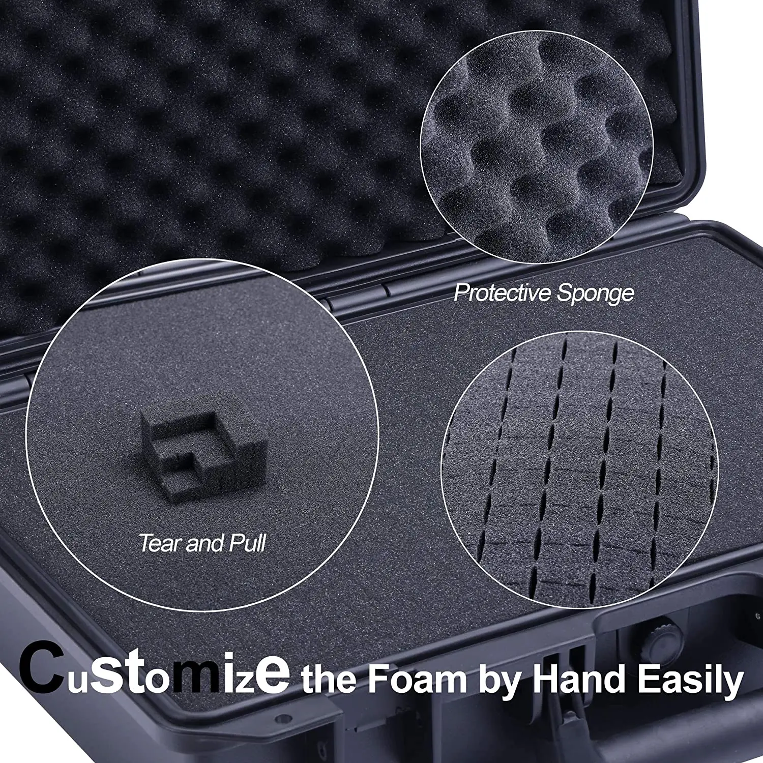 Tool Box Waterproof Plastic Hard Carry Case Bag Storage Safety Instrument Portable Hardware Organizer
