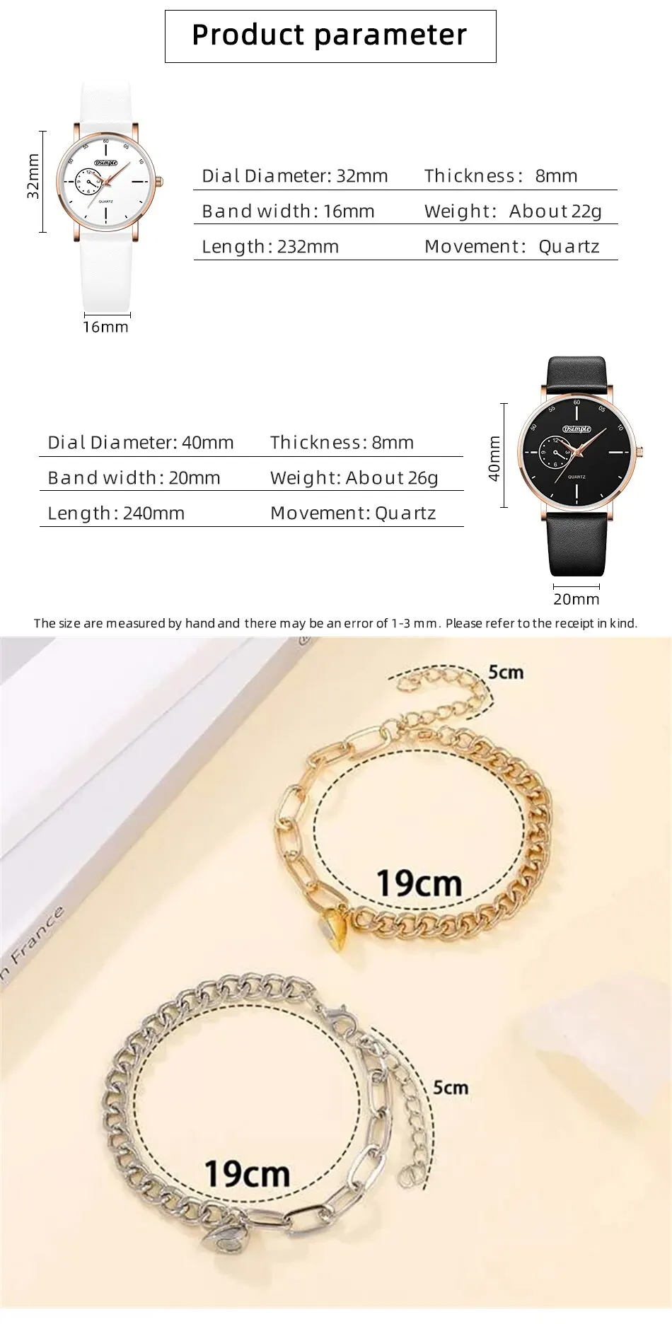 4pcs Fashion Simple Lovers Set Watches: Luxury for Men and Women 4pcs Fashion Simple Lovers Set Watches: Luxury for Men and Women