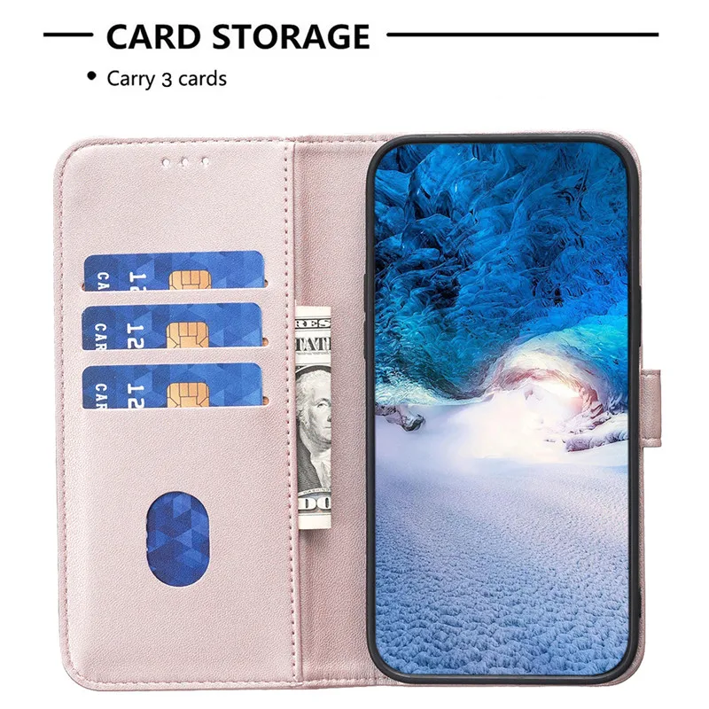 Magnetic Leather Wallet Flip Cover Case