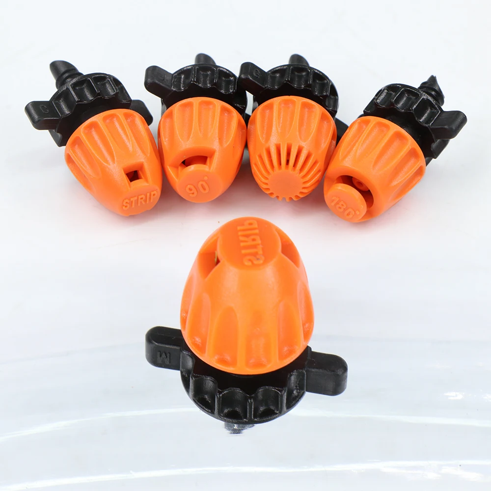 90&deg;/180&deg;/360&deg; Garden Irrigation Spraying Sprinkler Misting Nozzle 20pcs For 5mm Thread Barb Coupling Joint For Bonsai Lawn Yard garden sprinkler plants irrigation kits irrigation sprinklers garden irrigation nozzle drip irrigation sprinklers garden sprayer nozzles