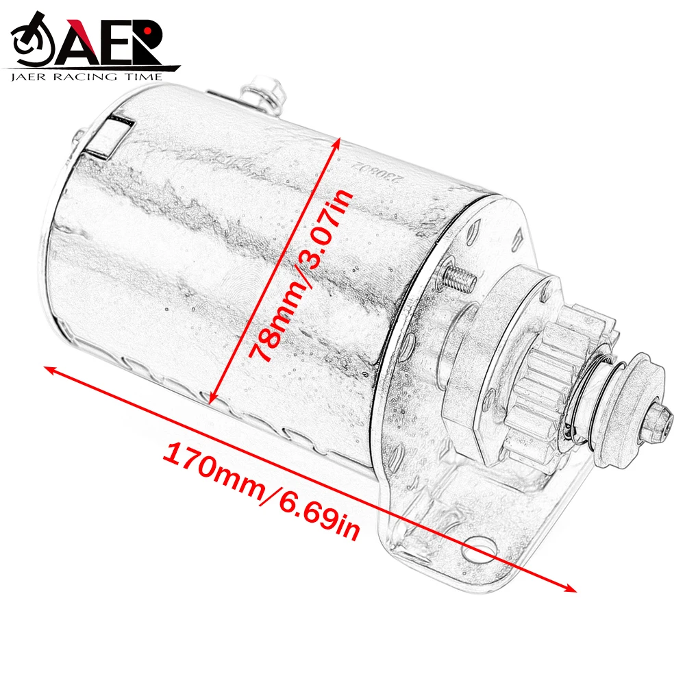 Démarreur Électrique 14 Dents Pour Moteurs BRIGGS & STRATTON De Forte Puissance Remplace 593934 693551 Pignon Metal Avec Noix De Lanceur Dimensions 0245 M X 0180 M X 0185 M 91825738