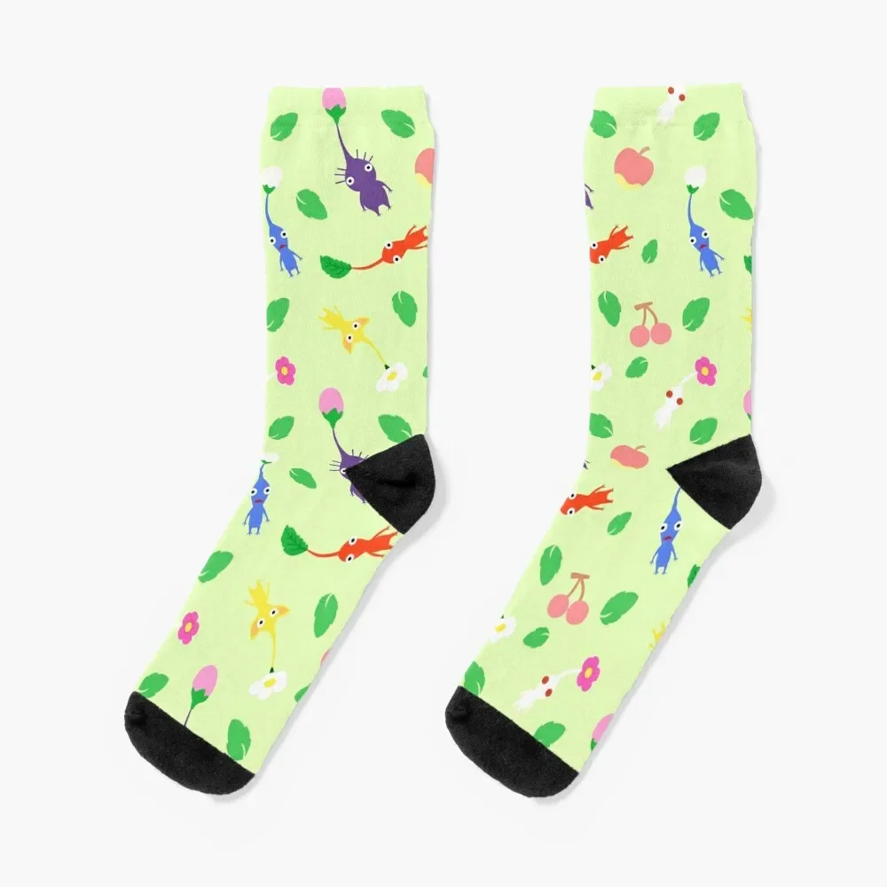 

cute pikmin pattern Socks Climbing hockey crazy Thermal man winter Men Socks Women's