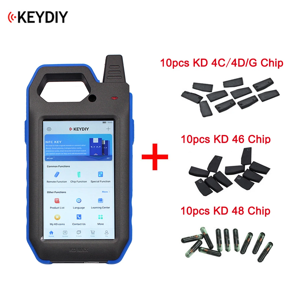 KEYDIY-KD-MAX-Car-Key-Programmer-KD-Remote-Generateor-Copy-Chip-Reader ...