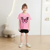 Girls Short Sleeve T-shirt Summer New Children's Top Loose Fashion Short Sleeves Clothes  Kids Clothes 3