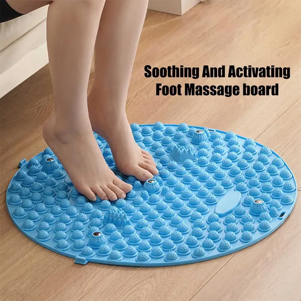 37cm Magnetic Foot Massage Pad Acupressure Yoga Mat Finger Pressure Board Muscle Relaxation Feet Training Tool Acupoint massager foot massage pad